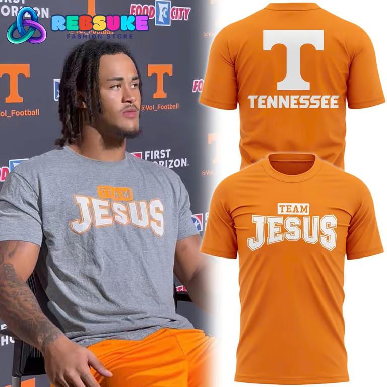 Tennessee Volunteers Football Team Jesus Orange 2025 T-Shirt Unisex T-Shirt L
