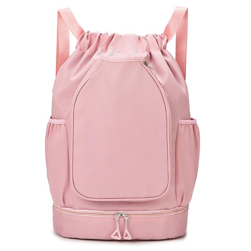 Bundle bag badminton bag backpack large capacity sports waterproof storage bag simple travel drawstring folding bag