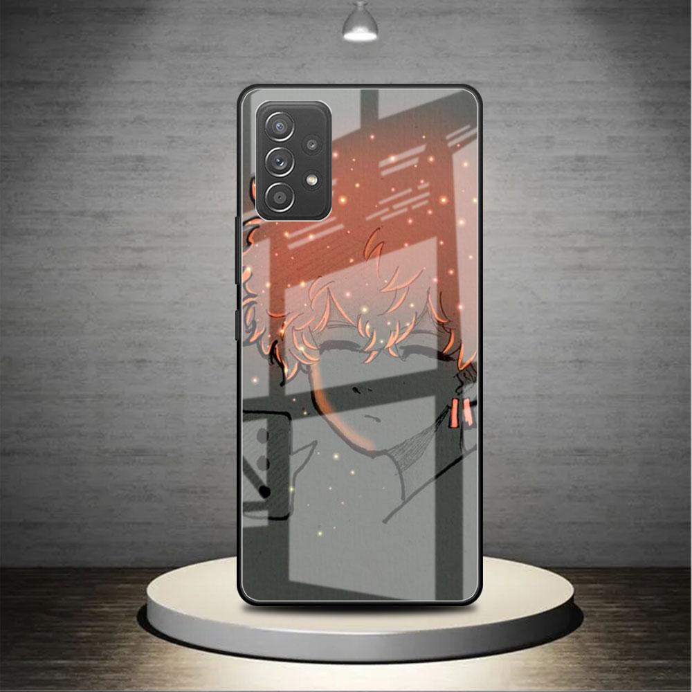 Glass Case For Samsung Galaxy A52 A71 A50 A51 A70 A21s A31 A72 A10 A12 A30 A22 5G Phone Cover Tokyo Revengers Anime