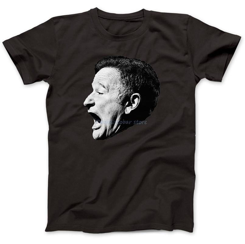 Robin Williams Tribute TShirt 100 Premium Cotton Custom Print Tee Shirt Unisex brand tshirt Unisex oneck tshirt summer tees S