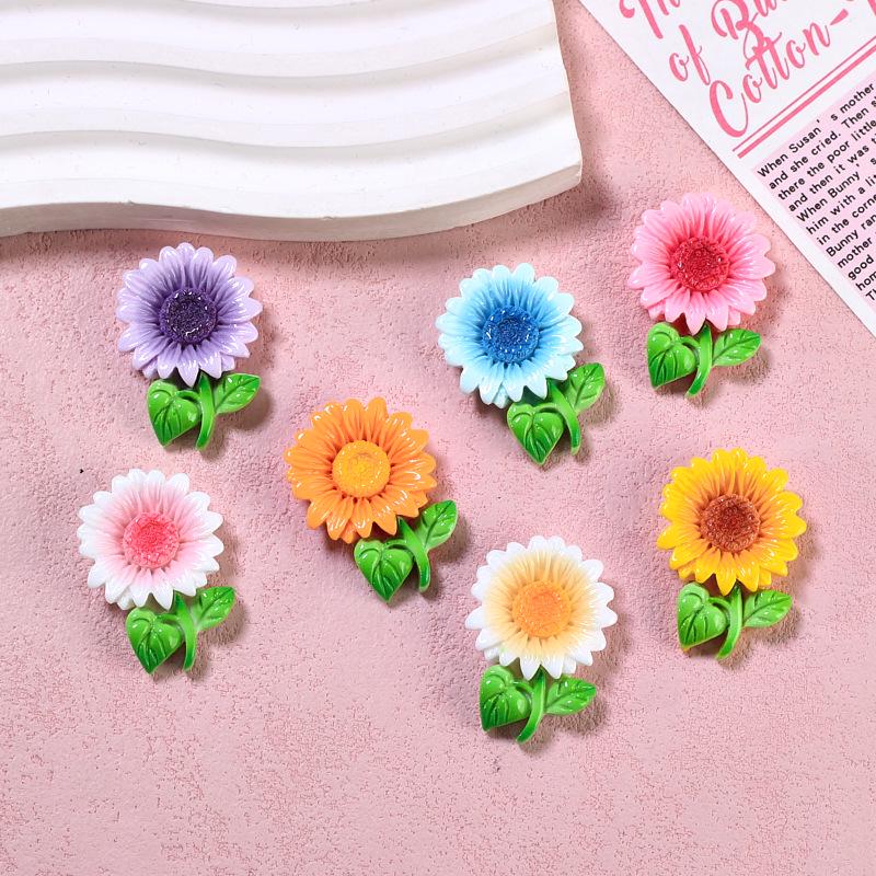 Handmade Sunflower Resin DIY Jewelry Kit