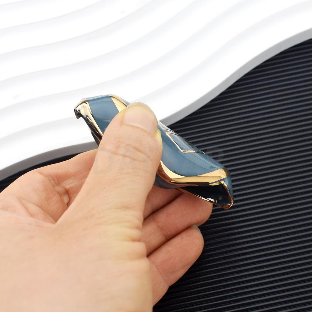 TPU 2 Buttons Car TPU Key Case Cover for Toyota Rav4 MK4 Rav 4 Corolla Fielder Vitz Remote Shell Fob Accessories