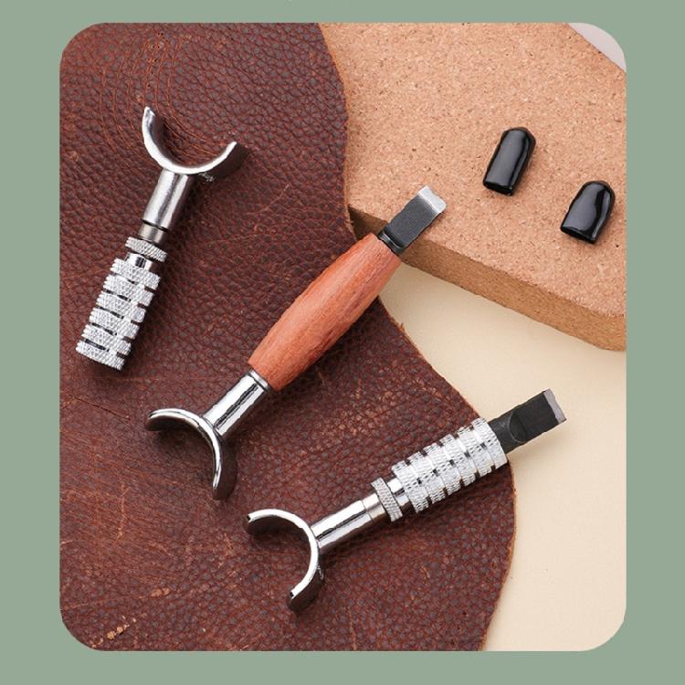 Leder Drehschneider Leder Schnitzmesser, Verstellbarer Drehschneider Lederwerkzeug Leder Schneide Drehschneider für Handwerk