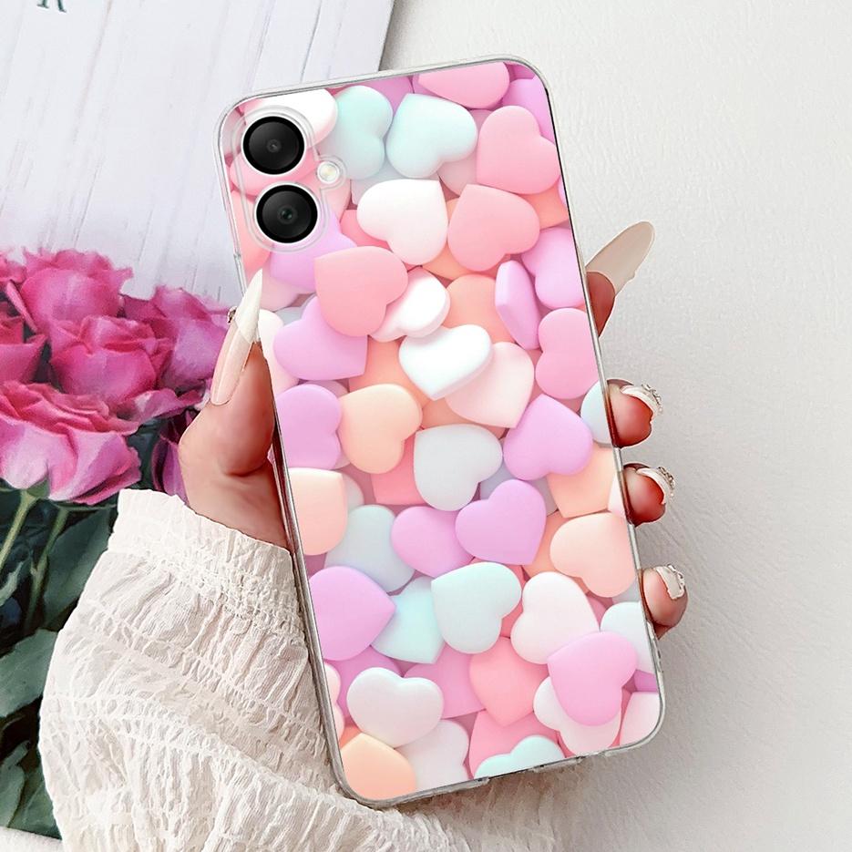 For Samsung Galaxy A06 Case A04 A04e A05 Lucky Koi Fashion Painted Cover Soft Silicone Case For Samsung A06 A 04 Galaxy A05 Bags