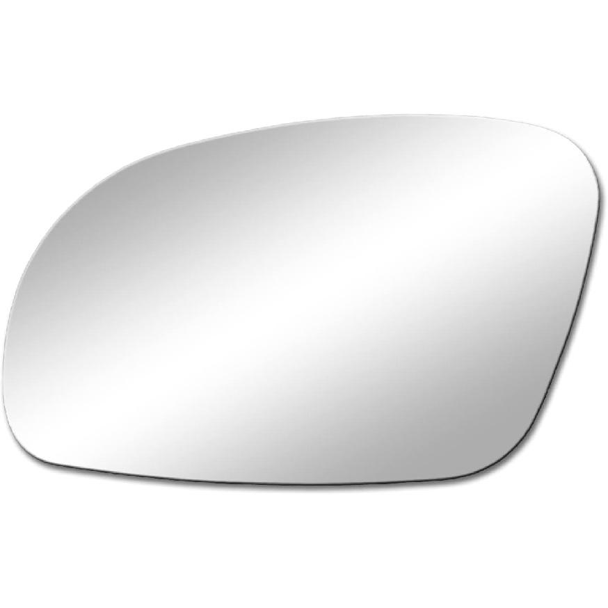 BOOLEE Mirror Glass Right Passenger Side Replacement fit for 2001 2002 2003 2004 2005 2006 2007 2008 2009 2010 VW Volkswagen Beetle RH With Adhesives