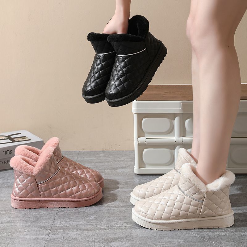 Fashion Flat Round Toe Women's Snow Boots Waterproof Ladies Shoes on Promotion 2025 New in Ankle Winter Novelty Y2k Hot Footwear Sale