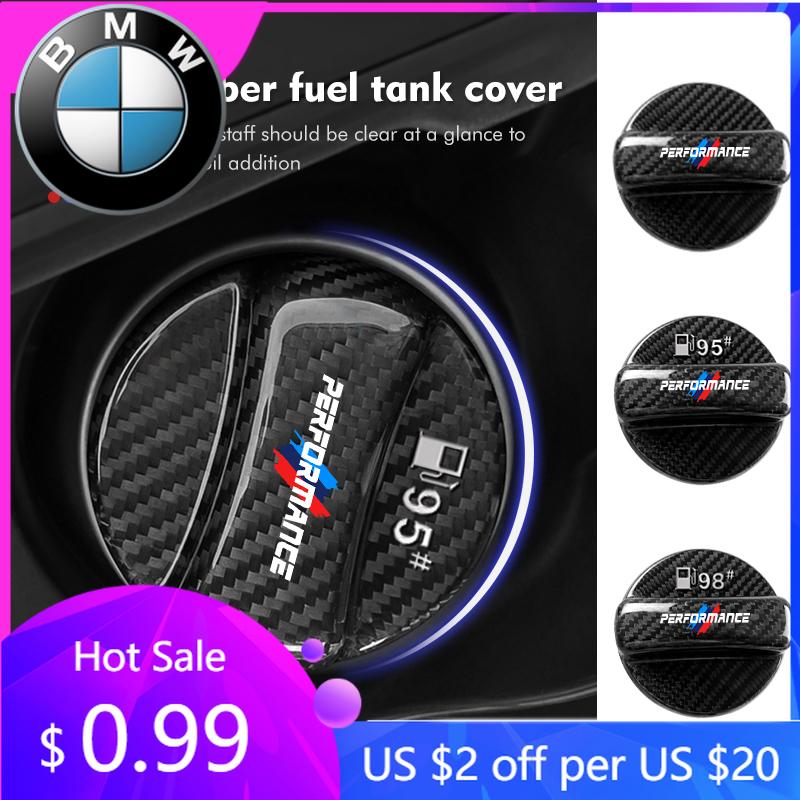 BAGY7 2026 Car Sticker Car Tank Cap Carbon Fiber Fuel Tank Oil Cover Trim Accessories For BMW 1 3 5 Series X1 X3 X4 X5 X7 G20 G38 F20