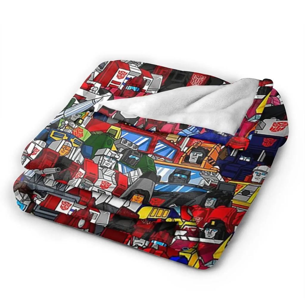 G1 Transformers Autobots Decken Weiche Warme Flanell Überwurfdecke Tagesdecke für Bett Wohnzimmer Picknick Reise Zuhause Sofa