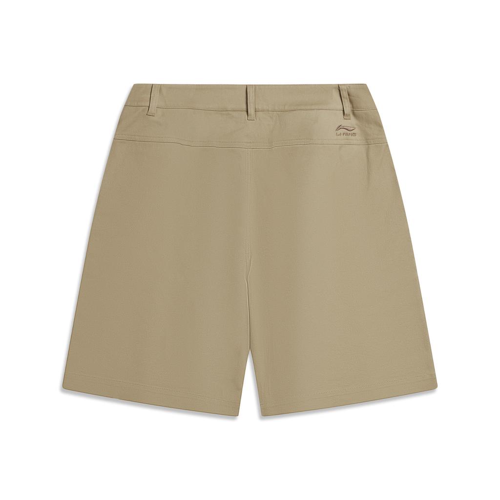 Li Ning Sports Lifestyle Series Letter Embroidery Brand Logo Woven Casual Shorts Men shorts AKSW225-2