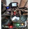 Motorcycles Mini Red Lcd Tachometer Gauge Tach Hour Meter 0~20000 Rpm Universal