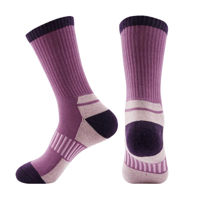 Unisex Mid-Calf Moisture-Wicking Ski Socks: Thickened, Non-Slip, Shock Absorption for Outdoor Sports