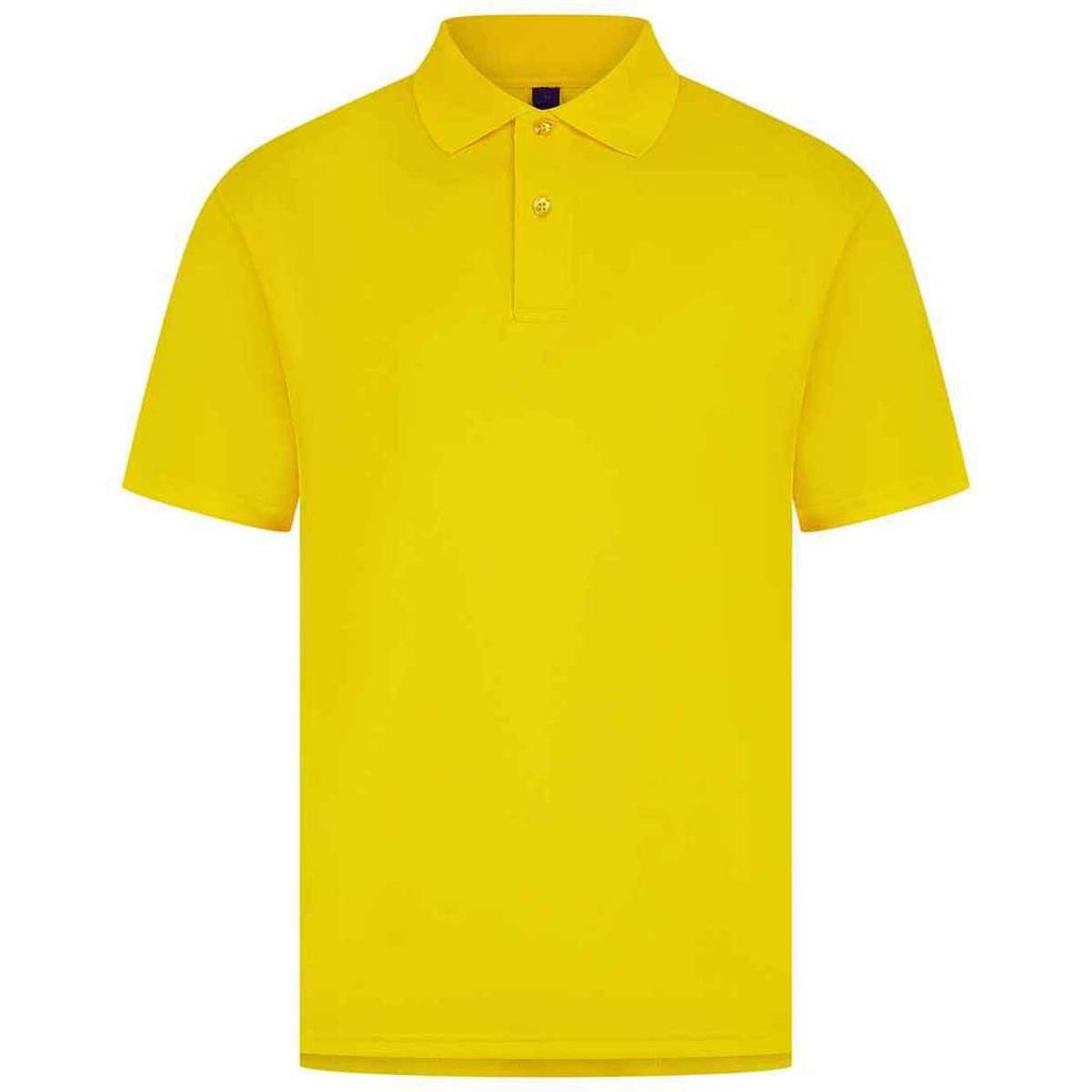 Henbury Mens CoolPlus Moisture Wicking Polo Shirt