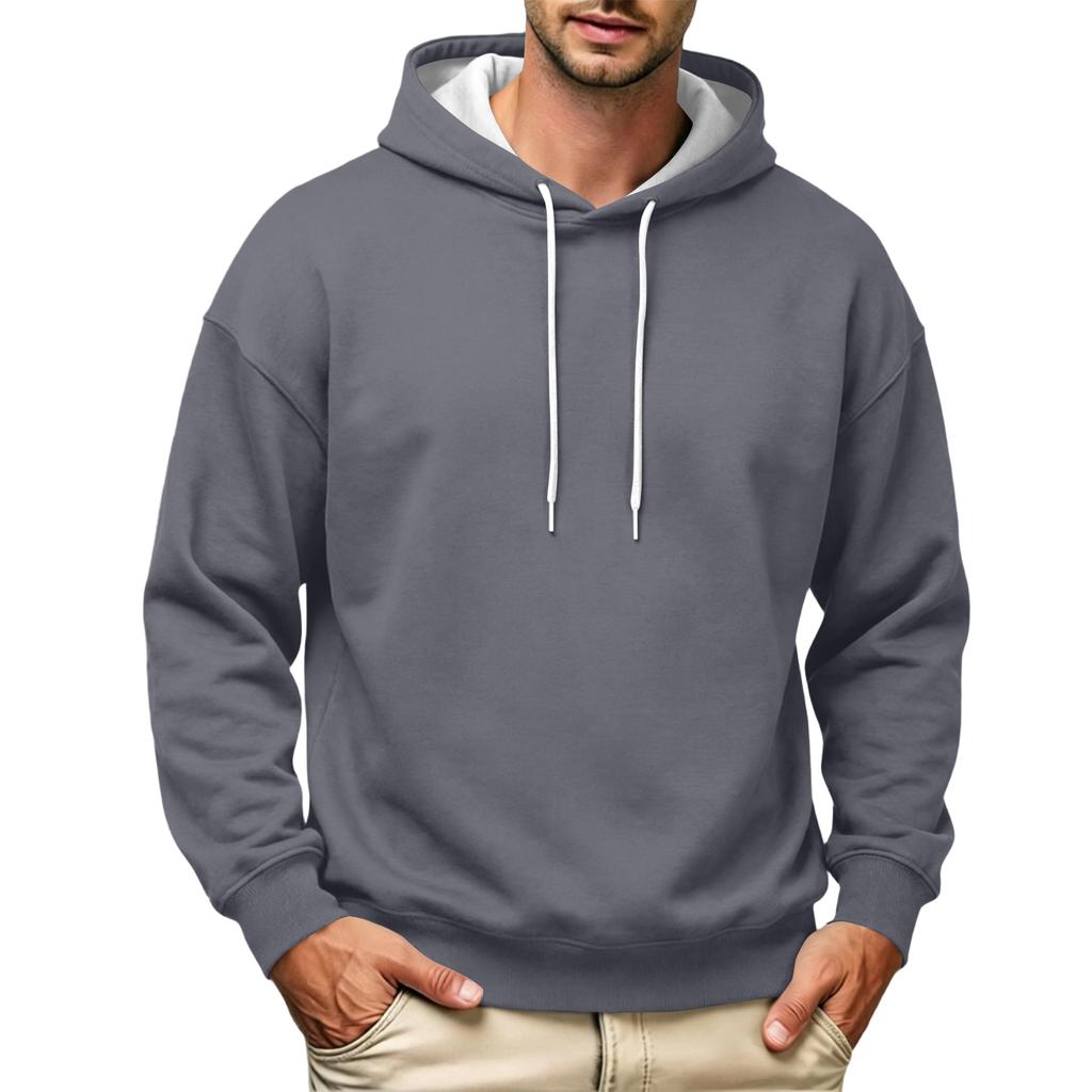 Men's Casual Winter Hoodie Sweatshirt for Everyday Wear