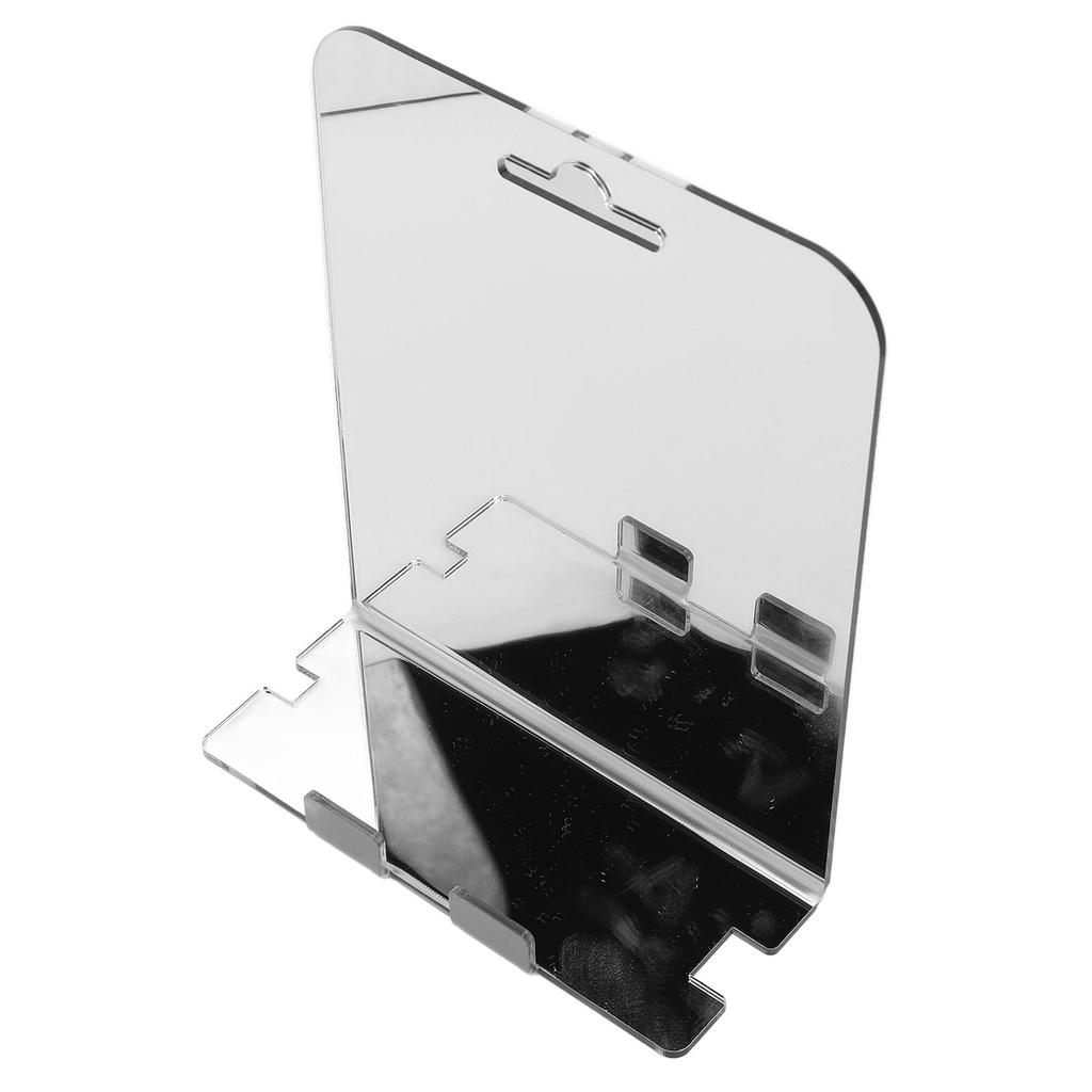 Fogless Shower Mirror Wall Hanging Frameless Shower Mirror with Stainless Steel Hook for Bathroom