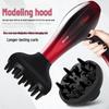 Universal Hot & Cold Hair Dryer Hood with Curling and Shaping Interface