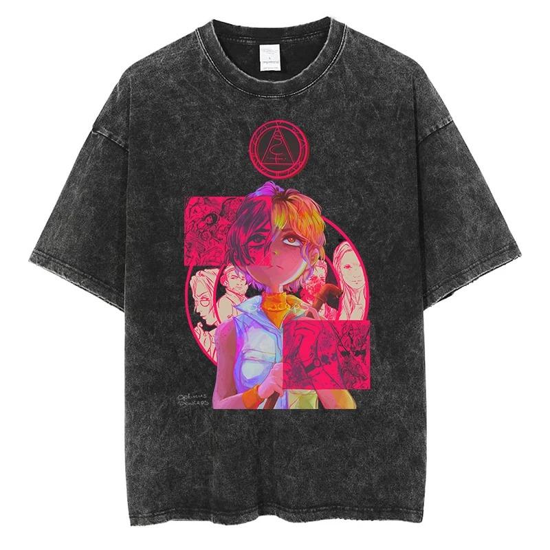 Tričko Silent Hill Biohazard Survival Horror Parasite Eve Grafika Očí Pánské Dámské Streetwear Bavlna Oversized Krátký Rukáv
