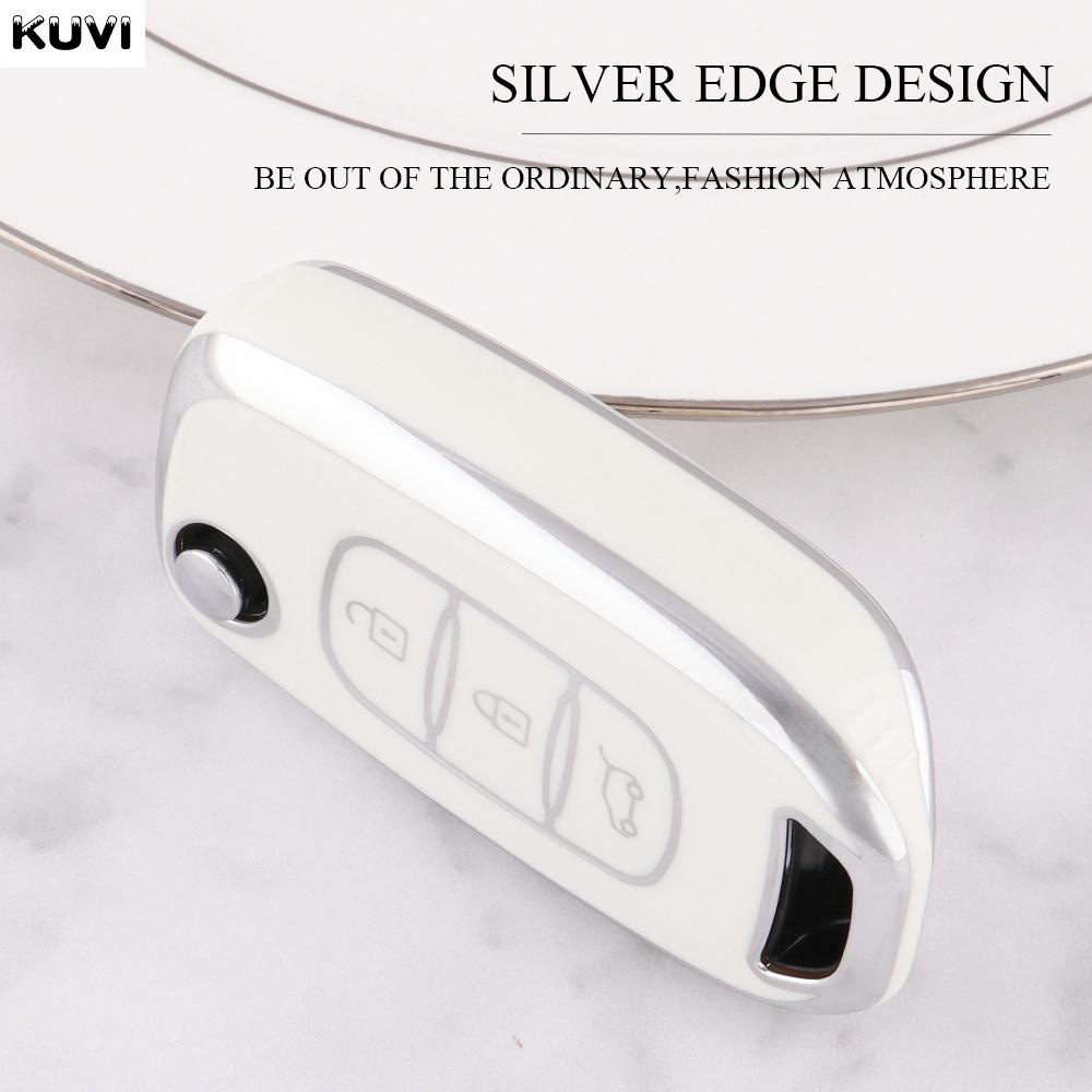 TPU Auto Klappschlüssel Hülle Schale Für Renault Kwid Kadjar Captur Megane Sandero Stepway Logan Clio 5 Arkana