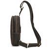 Simple Style Leather Chest Bag Crazy Horse Leather Retro Chest Pack Sling Bag Crossbody Chest Packs Thick Cowhide Men's Bags