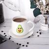 110 Internet Celebrity Cartoon Avocado Stickers Cute Fruit Avocado Avocado Suitcase Skateboard Personality Stickers