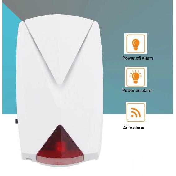 Topvico Bezdrátový detektor vypnutí / zapnutí napájení AC 220V Alarm výpadku / zkratu Testovací senzor Domácí alarm rozvodny