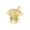 925 Silver Charms Tableware Candle Coffee Cup Wine Glass Beads Pendants Fit Bracelet Necklace DIY Jewelry Gift