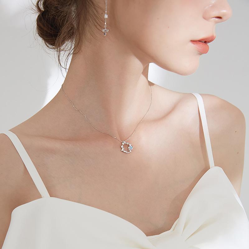 Planet Fantasy Necklace Women'S Lamp Luxury Niche Design Tide Korean Clavicle Chain Jewelry Premium Durable Quality