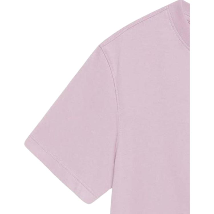 Li Ning X Disney Collaboration Zootopia Series Cartoon Embroidered Short Sleeve T-Shirt Women Tops Soft-Pink AHST278-4