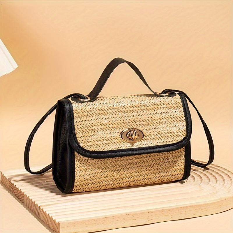Straw Bag Versatile Women s Small Bag Single Shoulder Crossbody Bag Handbag 1pc 773₽