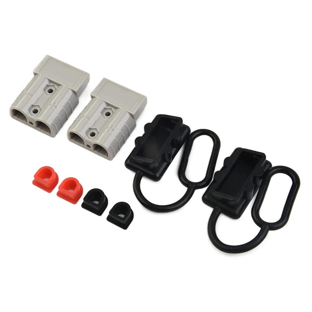 2PCS SB50A 50A Battery Connector Terminals For 6 AWG Wire With UL94 V0 Fire Rating And Operating Temperature From -20C To 105C