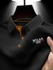 Men's Summer Cooling Quick-Dry Breathable Polo Shirt, Business Casual Lapel Short-Sleeve T-Shirt Base Layer, Summer Fashion Polo Shirt