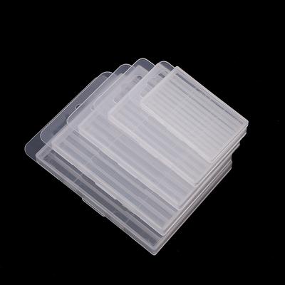 1 Piece Thickened Transparent Plastic Twist Drill Empty Box Storage Box Toolbox Tool Woodworking Drill Bit Packaging Case