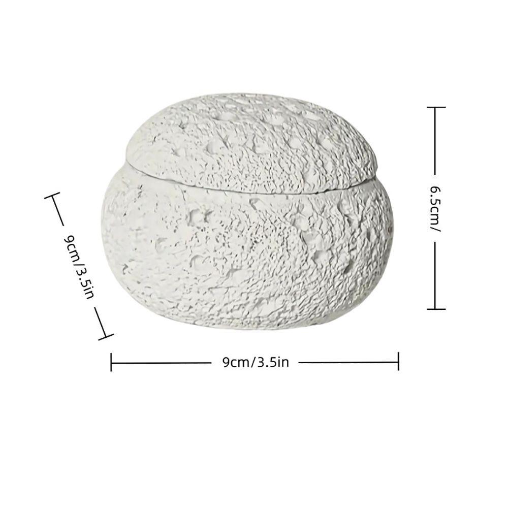Matte Texture Incense Burner Anti-Fly Ash Lid Aromatherapy Ornament Fragrant Plate Hotel Office
