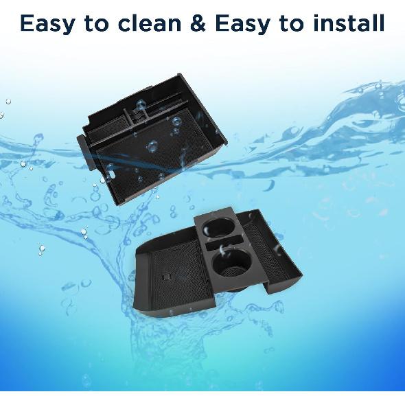 Carwiner 2PC Center Console Organizer Tray For -2025 Hyundai Palisade Accessories With Armrest Storage Tray For Palisade Accessories Interior Storage