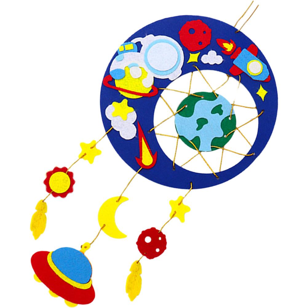 

Набор для изготовления колокольчика ветра своими руками, Ловец снов, Подвесное украшение, Детские подарки, Фетровые принадлежности для рукоделия, Занятие для родителей и детей, Декор колокольчика ветра