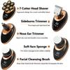 Electric Shaver 7Head Floating Cutter Shaving Machine USB Rechargeable Portable Beard Trimmer for Men Beard Grooming Travel