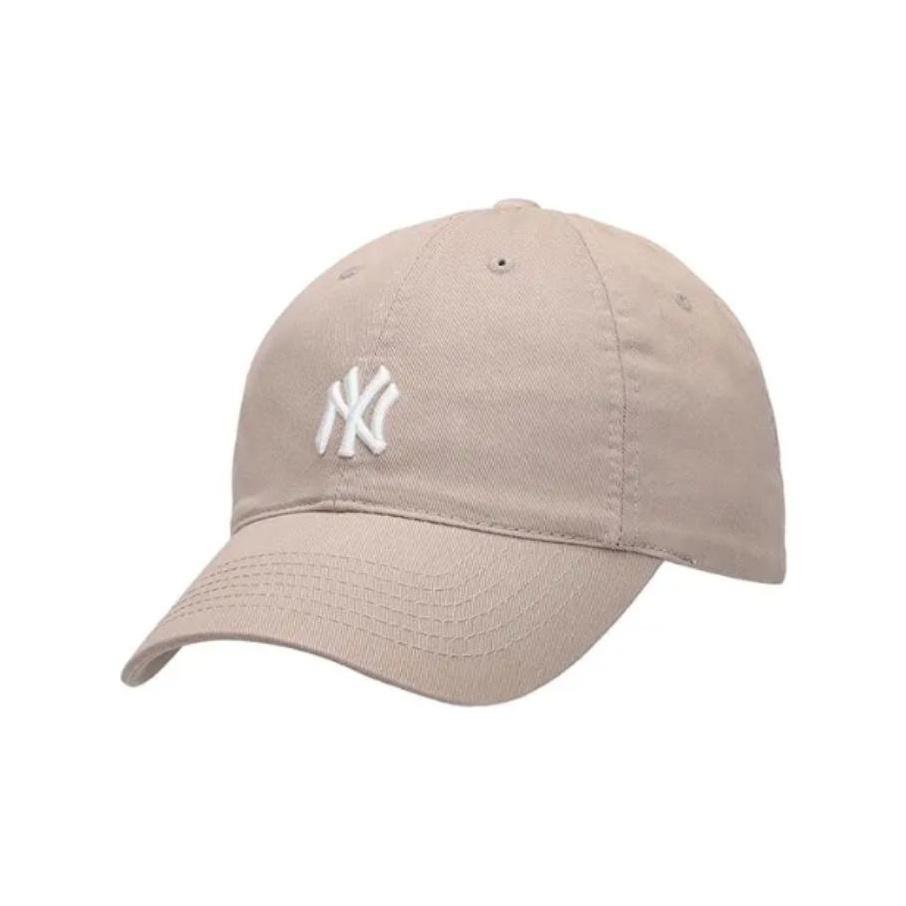 MLB Хлопковые бейсболки унисекс бежевые желтые модные 3ACP7701N50BGS F