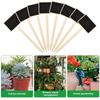 10pcs/20pcs Rustic Wooden Plant Labels T-Shaped Garden Signs Blackboard Message Board Floor Mount Garden Label Garden Supplies