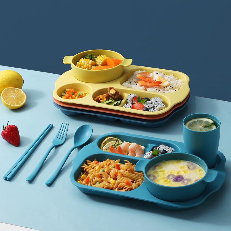 ZISIZ Children's Divided Dinnerware Set