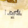 HERMES Made in Italy Silk Cashmere Blend Long sleeve Knit switching sweater Women Used