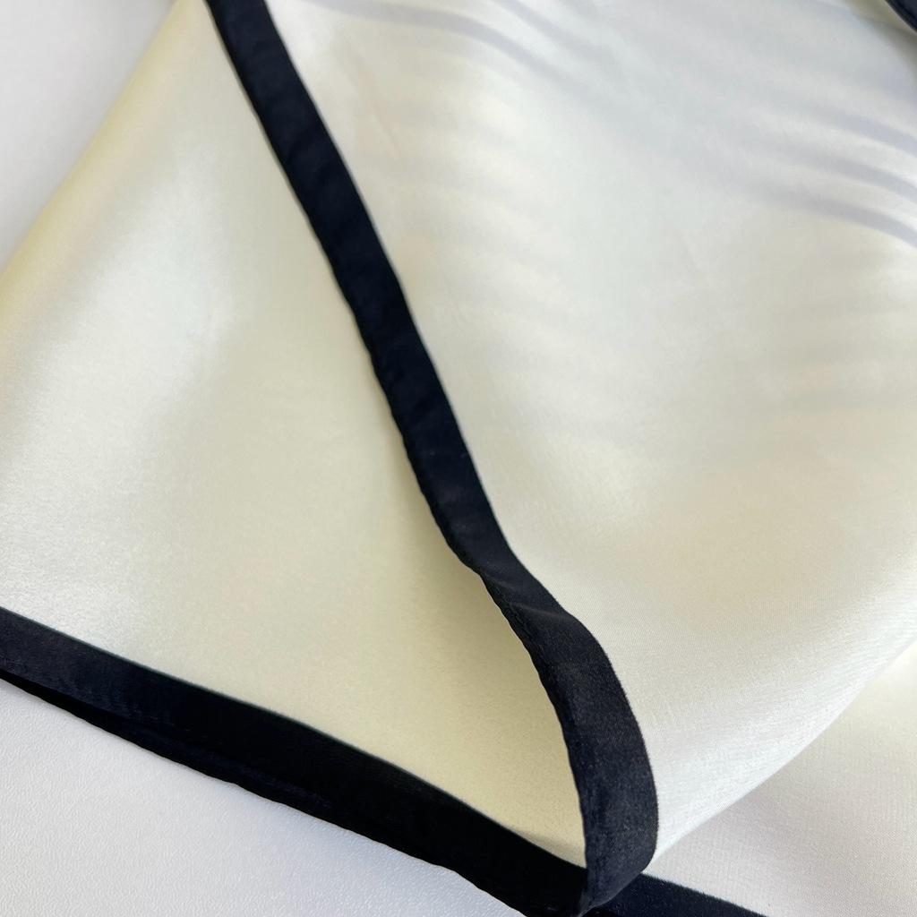 [Niche] Nordic Style Simple Temperament Small Square Scarf, Spring And Autumn Ins Small Silk Scarf, Professional Small Scarf