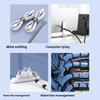 Self Adhesive Velcro Fastener Nylon Fastening Wire Buckle Diy Cable Management Straps Adjustable Cord Buckle Reusable Cable Ties