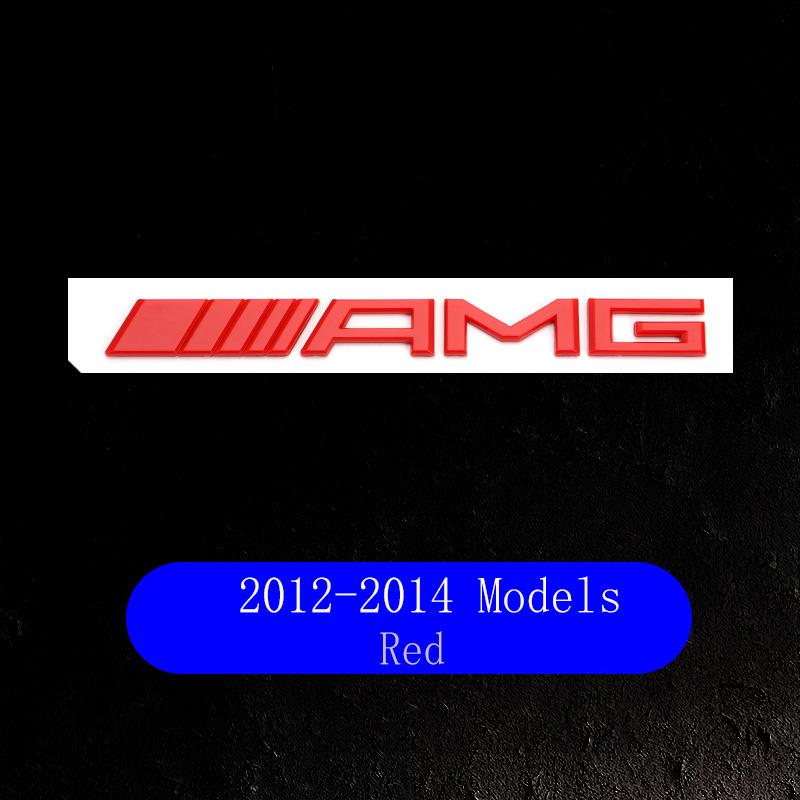 2025 Hot AMG Logo Car Tail Trunk Auto Emblem Sticker Accessories For Mercedes Benz Brabus Smart Maybach W204 GLC CLA W205 W203 W
