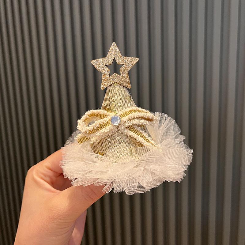 Forest Style Reindeer Antler Hair Clip: Cute Christmas Headband for Kids