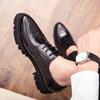 Fashion Handmade Classic Men's Black Leather Shoes Luxury Designers  Lace-up Comfortable Casual Business Office Dress Shoe For Gentleman