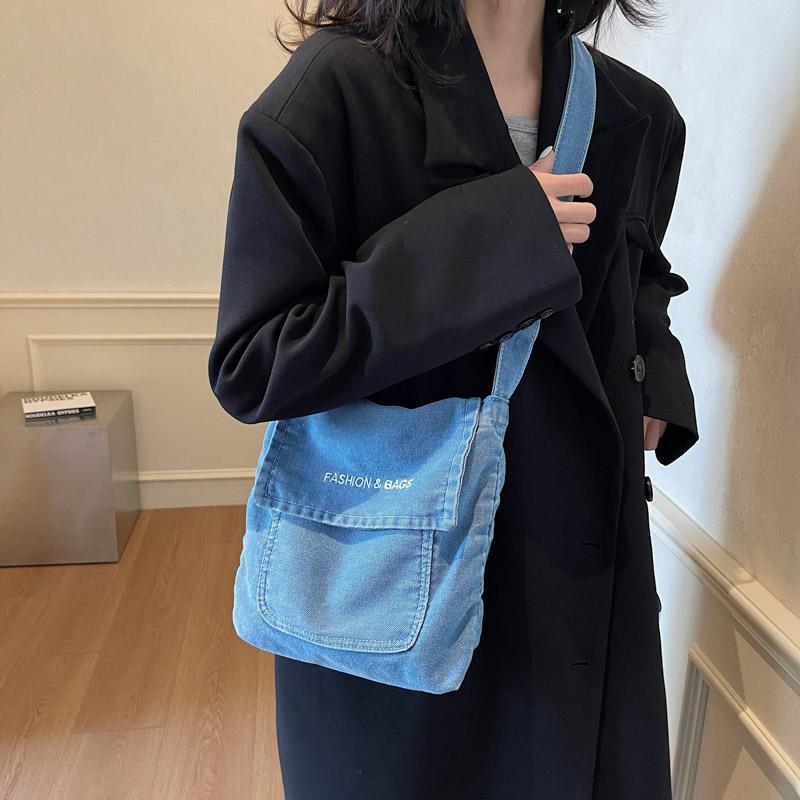 Fashion Small Denim Handbag Women Bag Designer Ladies Handbags Clutch Purses Jean Denim Tote Shoulder Crossbody Women Messenger Bag