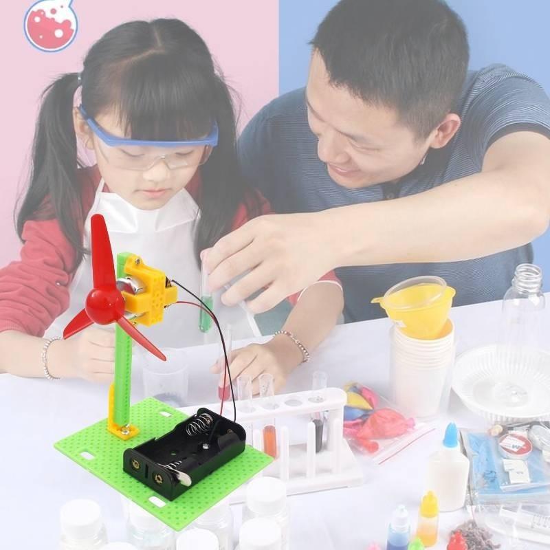 Grund- und Mittelschüler Bastel-Kunststoff-Elektrolüfter Wissenschaftsexperiment Materialpaket Großhandel Se-22 Farbe