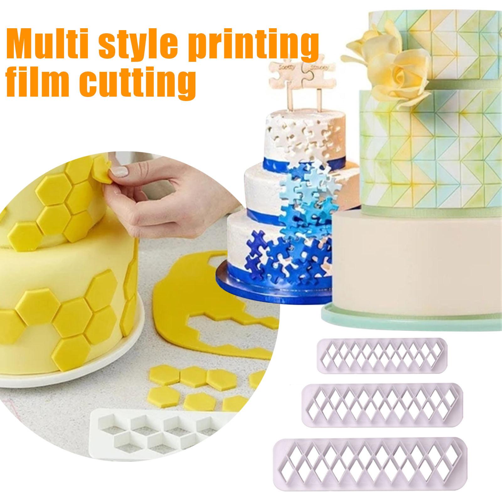 

Geometric Figure Cake Cutting Multifunctional Cake Cutter Cake Decoration белый