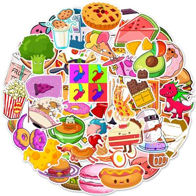 50 Cute Cartoon Laptop Skateboard Suitcase Water Cup Doodle Decoration Stickers