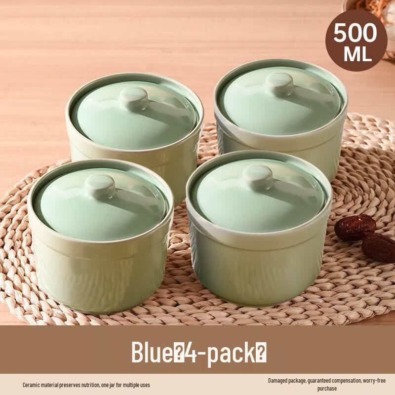 Qiwei Ceramic Mini Stew Pot with Lid
