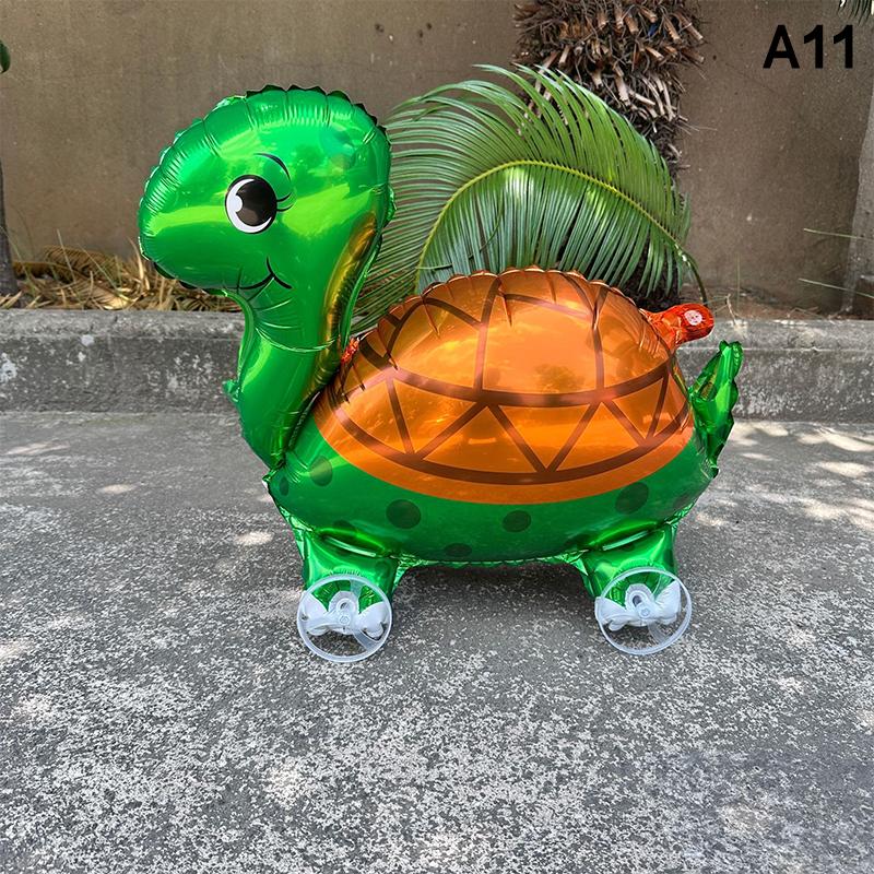 HUAHUA4D Alphabet Foil Balloon Elephant Design with Wheels for Kids' Parties and Baby ShowersHUAHUA